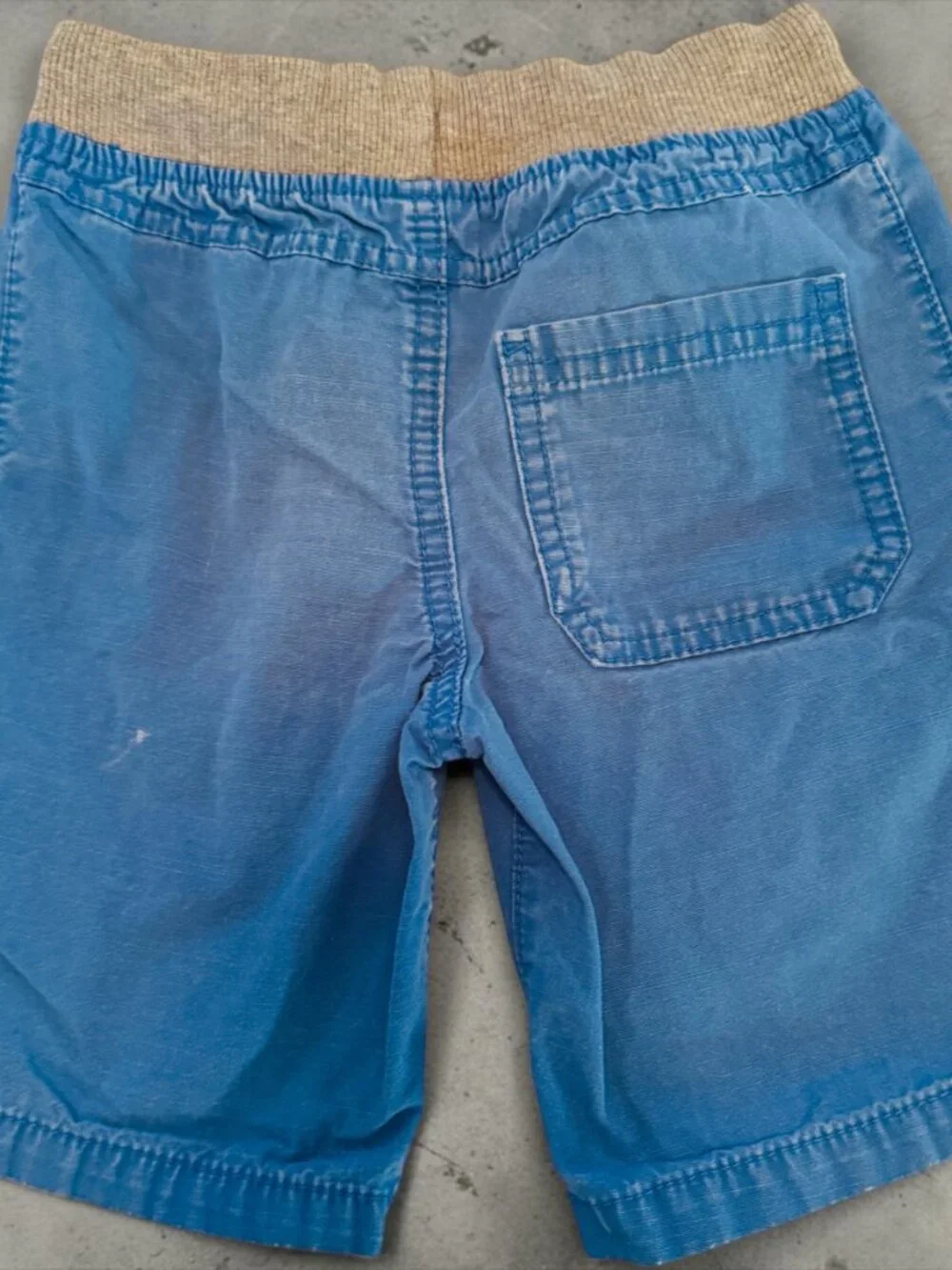 Carters Boys Blue Pull-on Casual Shorts with Drawstring Waist